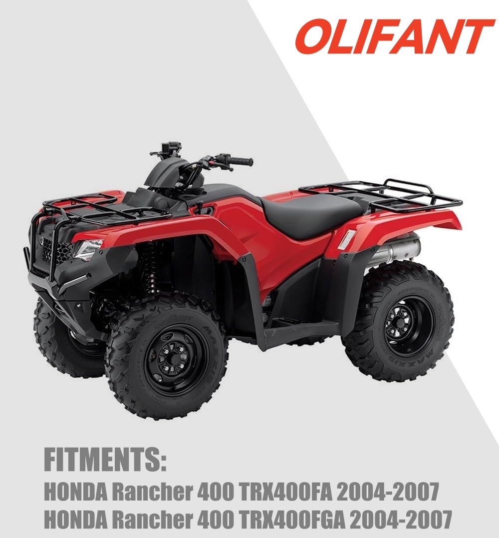 OLIFANT Starter & Relay for Honda Rancher 400 TRX400FA TRX400FGA 2004-2007, Silver, OEM Replacement Part 31200-HN7-003