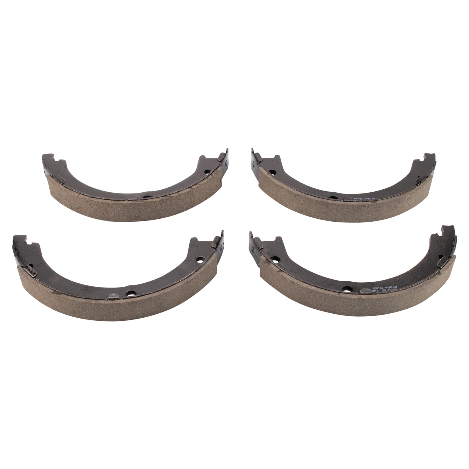 Trq Rear Brake Pad & Rotor Kit Brake Pads Brake Rotor Parking Brake Shoe Set Ceramic Compatible With 2013-2019 Cadillac Xts
