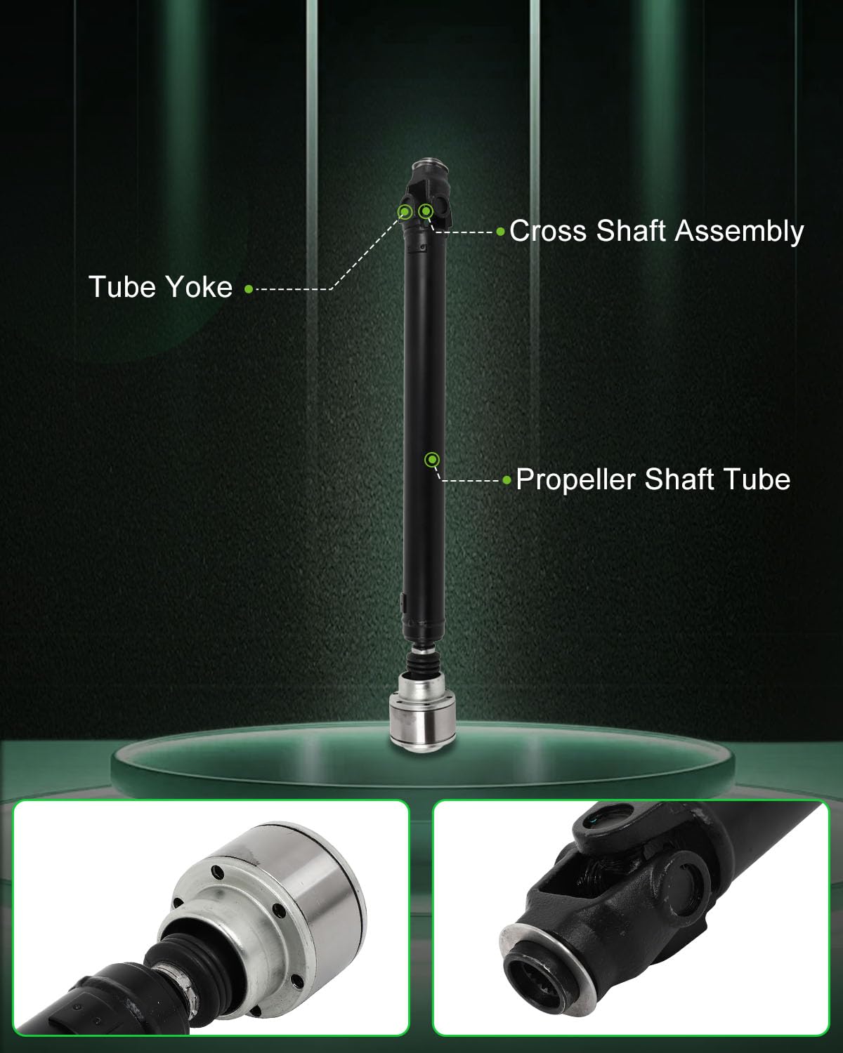 Scitoo 34.12'' Rear Drive Shaft Assembly Propeller Shaft Compatible For Land Rover Freelander 1.8L 1999-2001,For Land Rover Free