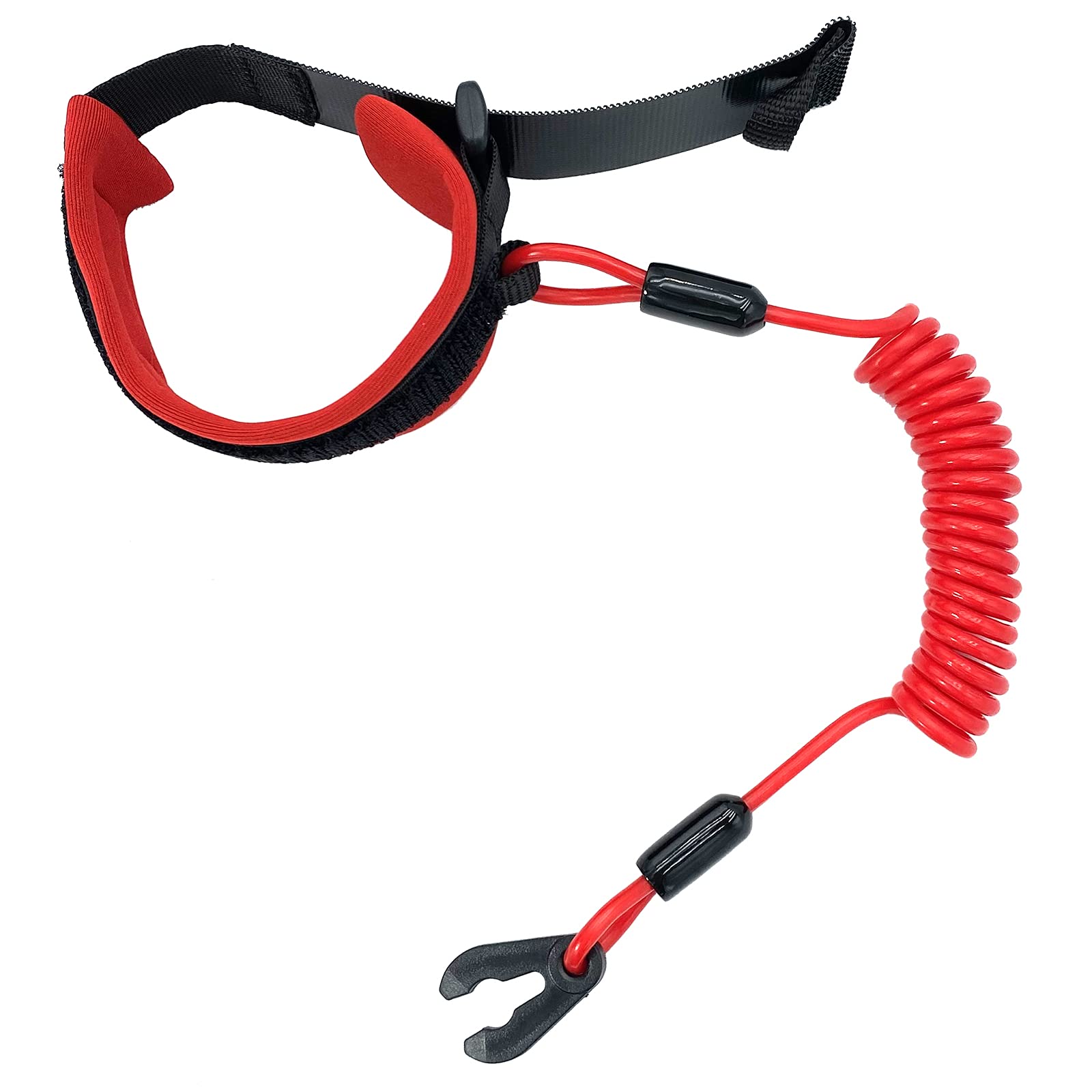 Boat Engine Emergency Stop Switch Safety Lanyard Cord Replacement For Yamaha Jet Ski Waverunner Waveventure Waveraider Wavejammer Waveblaster Fx140 - Replace Ew2-68348-00-00, 50 Inch/130 Cm Long