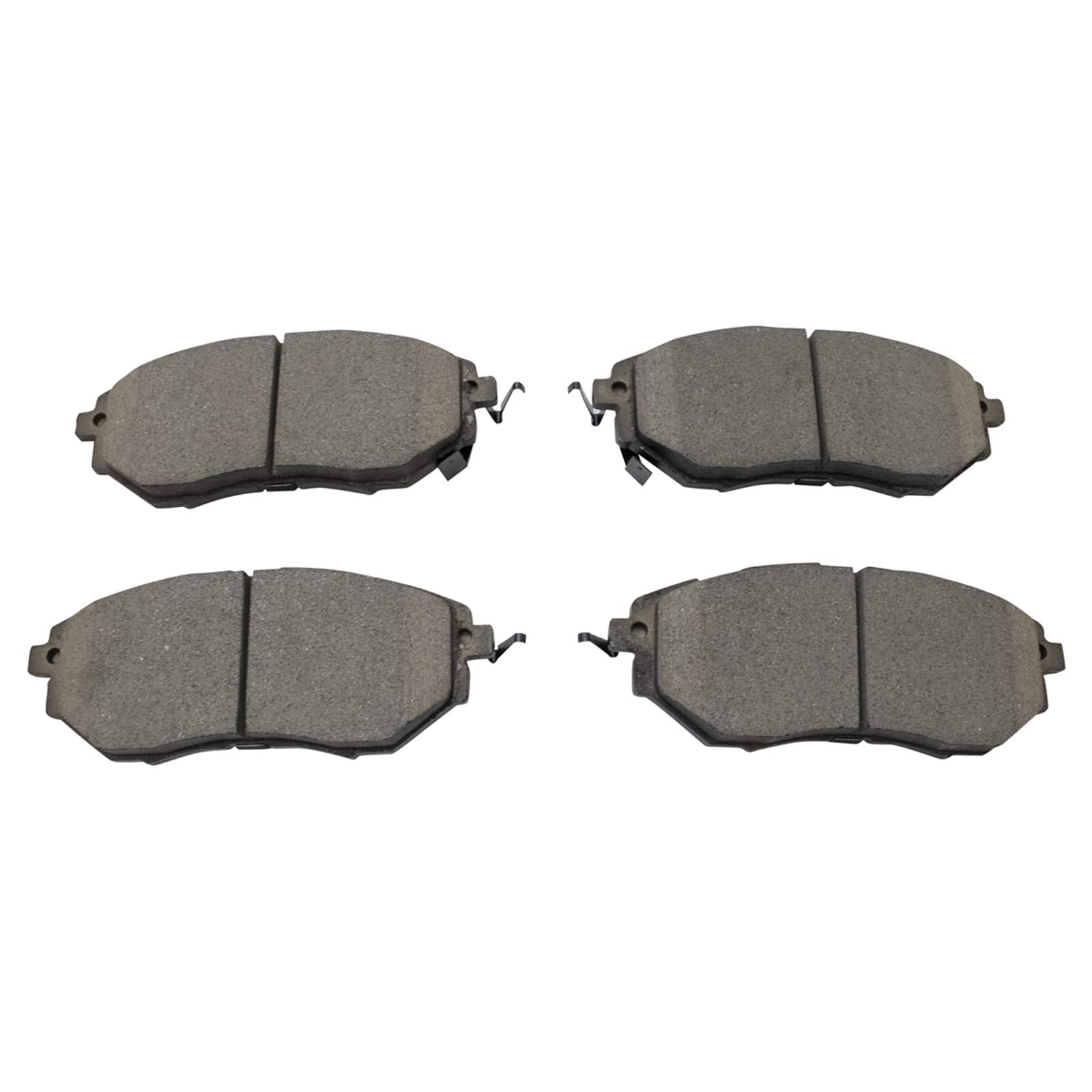 TRQ Front Brake Pads Ceramic Compatible with 2006-2007 Subaru B9 Tribeca 2014-2018 Forester 2005-2019 Legacy 2010-2019 Outback 2