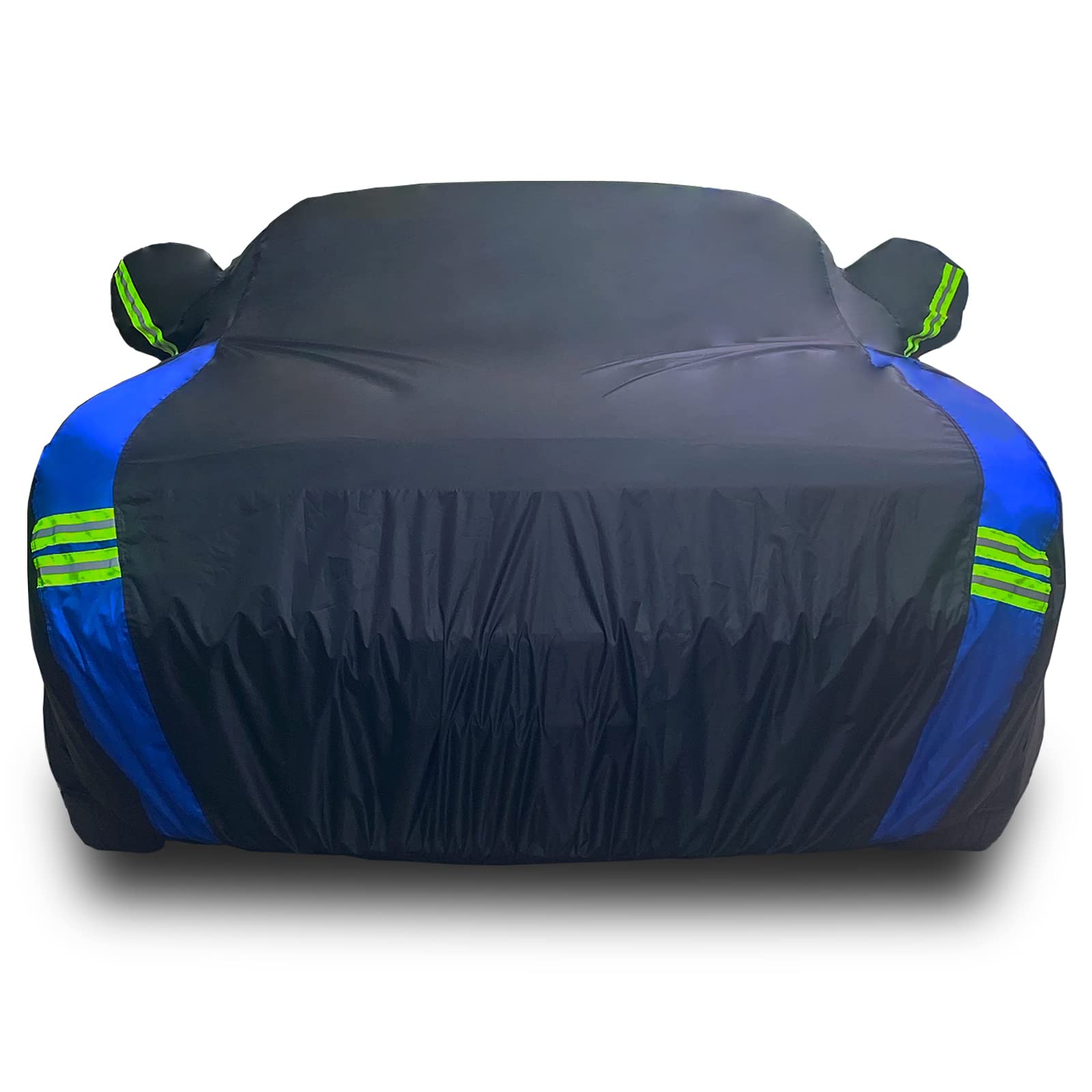 Avecrew Dodge Challenger Car Cover Waterproof All Weather For Automobiles, Outdoor Full Exterior Covers Fit 2008-2022 Dodge Challenger With Windproof Strap And Driver Door Zipper