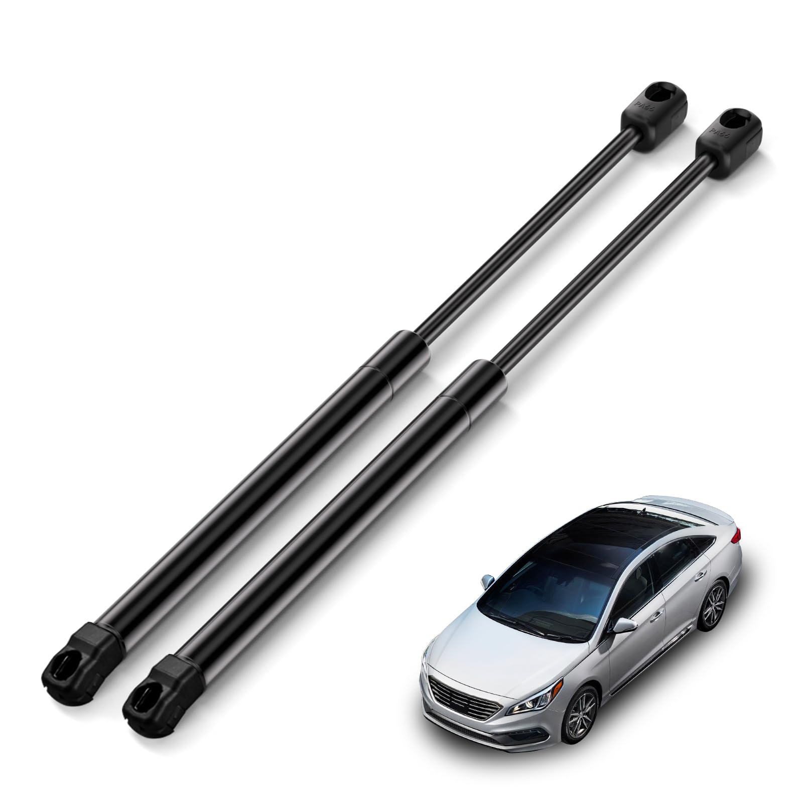 Arana Hood Struts For Hyundai Sonata 2011-2014, 6489 Hood Shocks Lift Support Fits 2011 2012 2013 2014 Hyundai Sonata Base/Limit