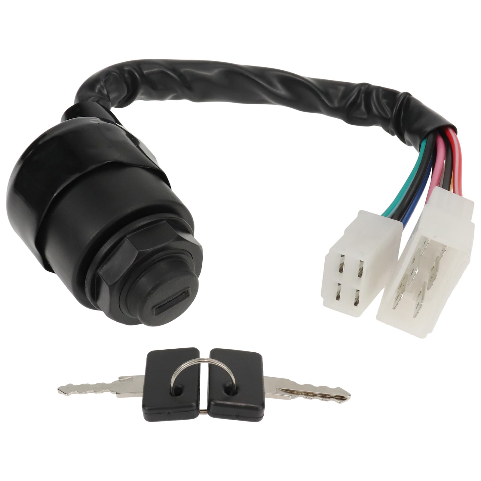 Ignition Switch with Keys J17-82508-20 Compatible with for Yamaha Gas 2 Cycle Cart G1 Models 1979-1989