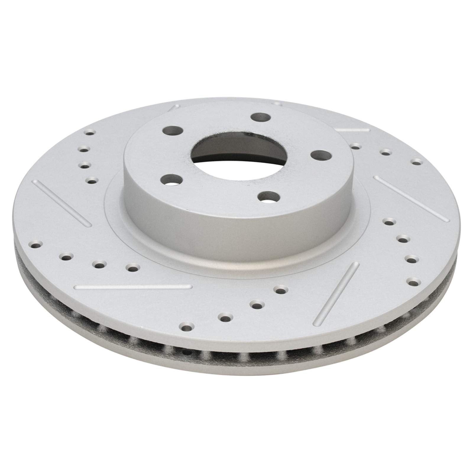 Trq Front Performance Brake Rotor Drilled Slotted Pair Set For 2005-2006 9-2X / 2013-2016 Brz / 1998-2002 Forester / 2013-2015 F