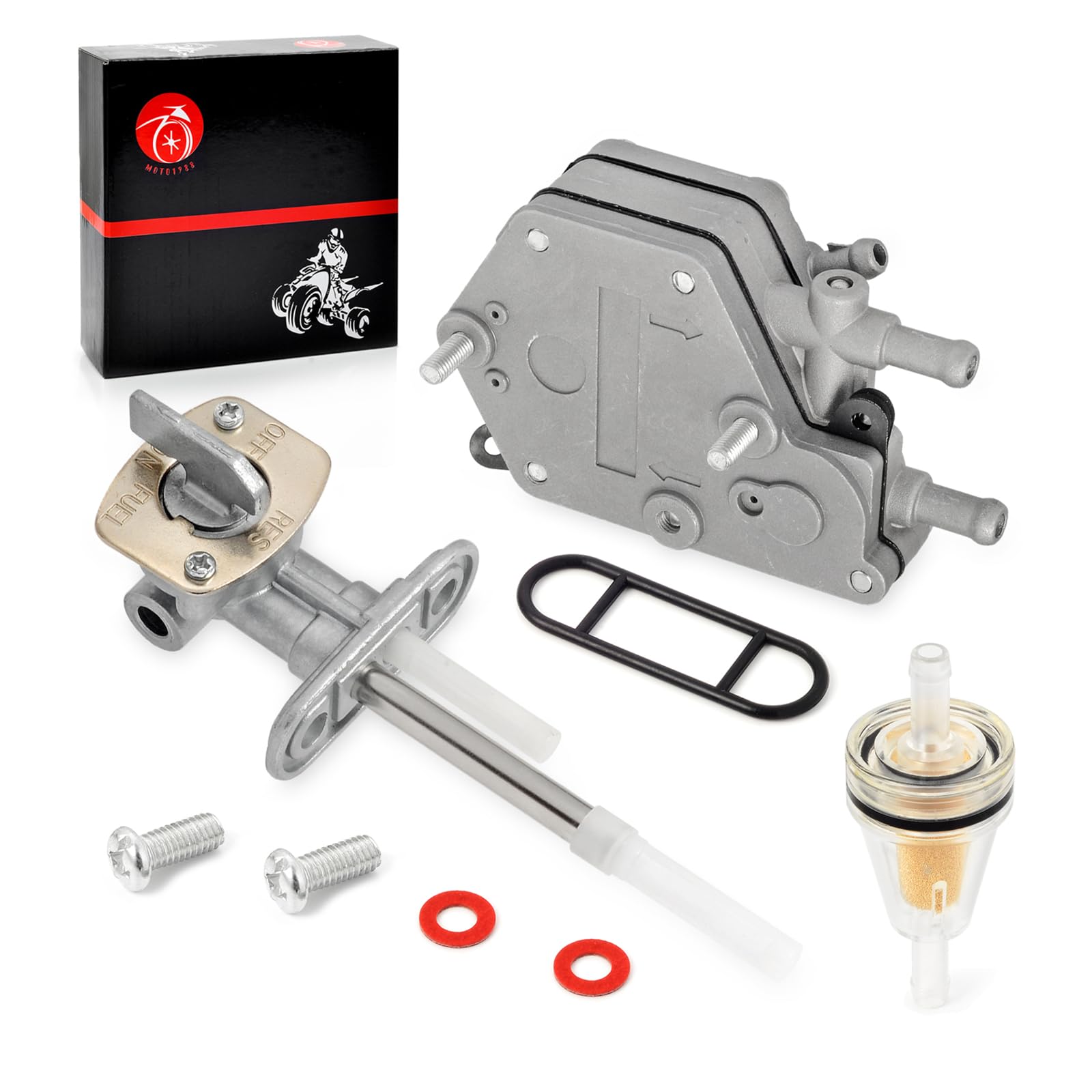 Fuel Valve Petcock And Fuel Pump For Polaris Outlaw 500 Predator 500 2003 2004 2005 2006 2007 7052331 3088070