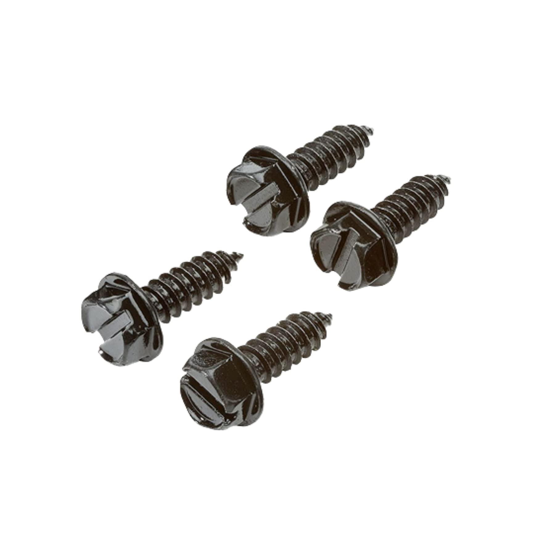 Zinc Plated License Plate Screws  Rust Proof Screws License Plate Set Of 4 Front Or Rear Chrome Locking Screws  License Plate Se