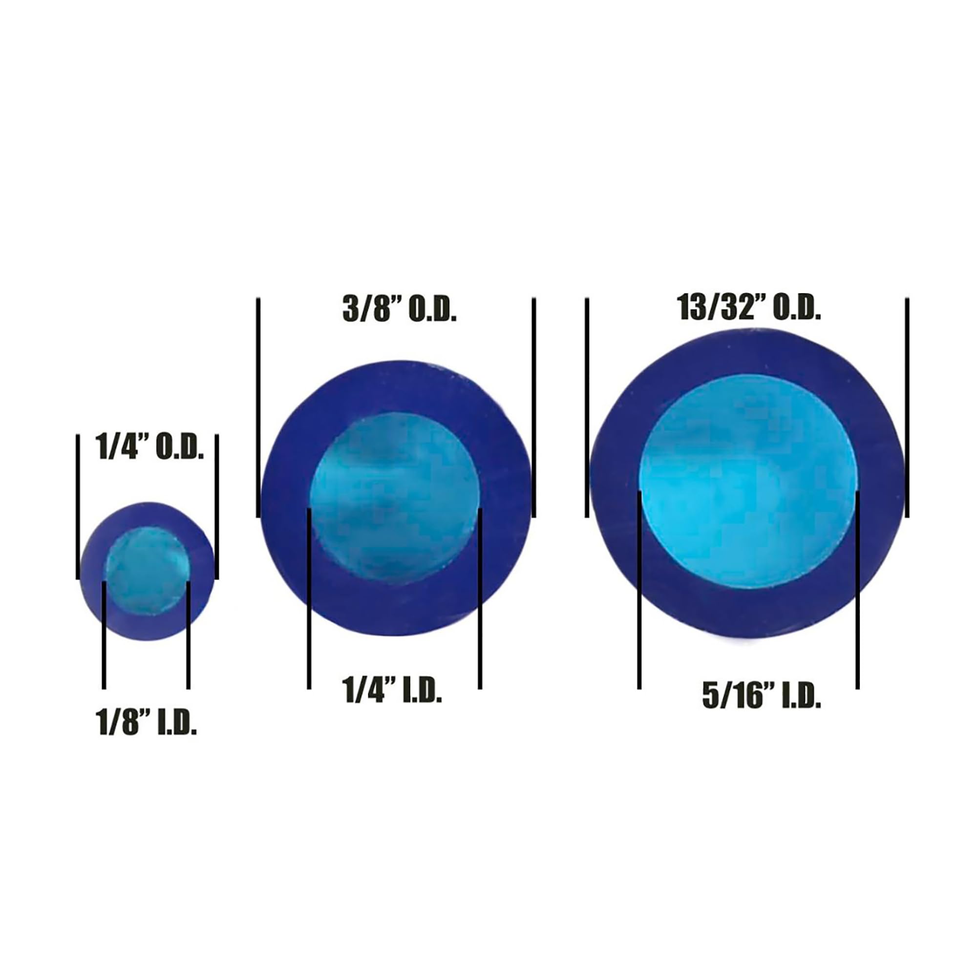 Raider 716B-5 Polyurethane Fuel Gas Line Tubing Hose Roll Blue (5 Ft. x 3/16 In.)