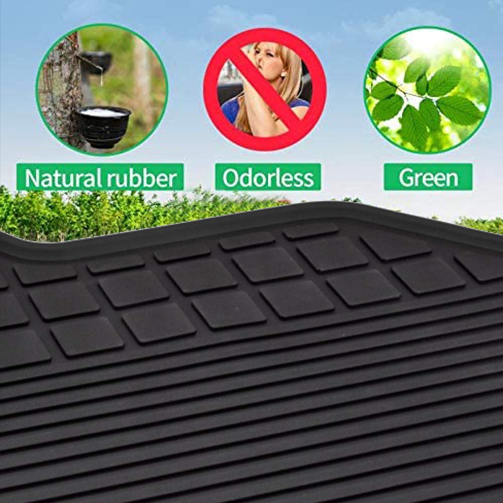 Megiteller Car Floor Mats Custom Fit For Hyundai Sonata 2015 2016 2017 2018 2019/2016-2020 Kia Optima Odorless Washable Heavy Du