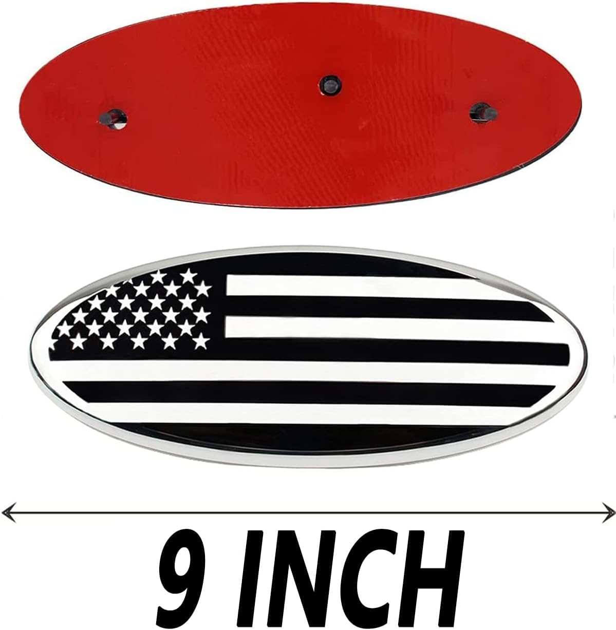 Linoah 9 Inch Front Grill Rear Tailgate Emblem For 04-14 F150, 11-14 Edge, 11-16 Explorer, 06-11 Ranger, 07-14 Expedition, 9''X3