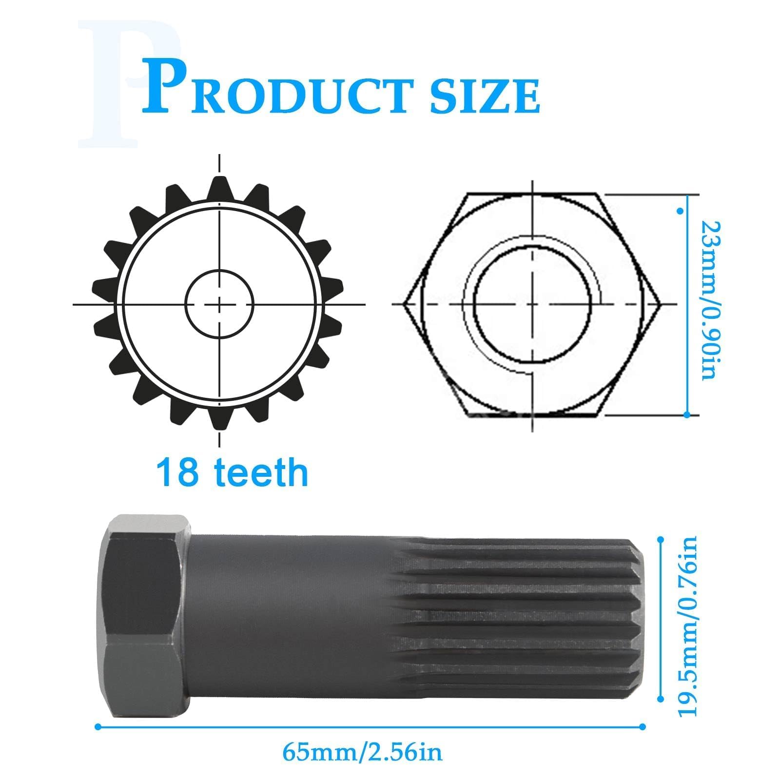 New Impeller Installation Removal Spline Wrench Tool Wr001 Compatible With Kawasaki Seadoo Gs Gsx Gti Gts Gtx Hx Rx Sp Spi Spx X