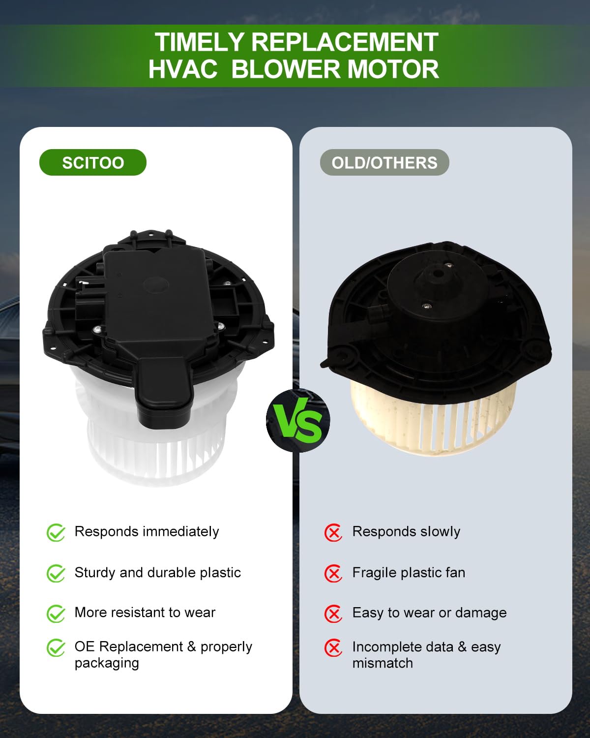 Scitoo 700344 Hvac Blower Motor Fit 2020 For Lexus Es300H,2019-2020 For Lexus Es350,2016-2020 For Lexus Rx350,2018-2020 For Lexu