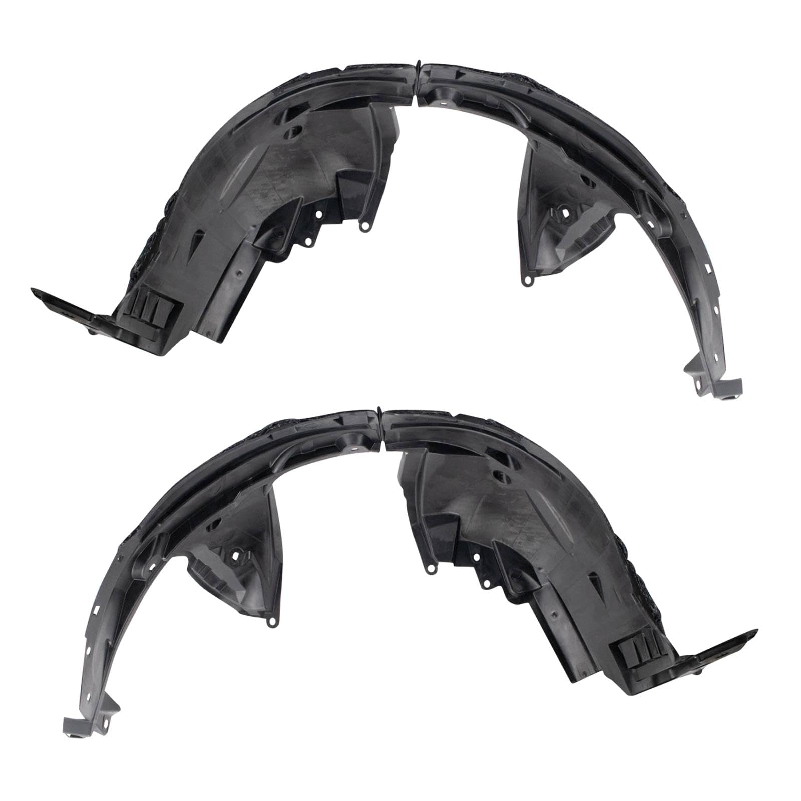 Trq Front Inner Fender Liner Set Compatible With 2017-2020 Nissan Rogue Ni1248158 Ni1249158
