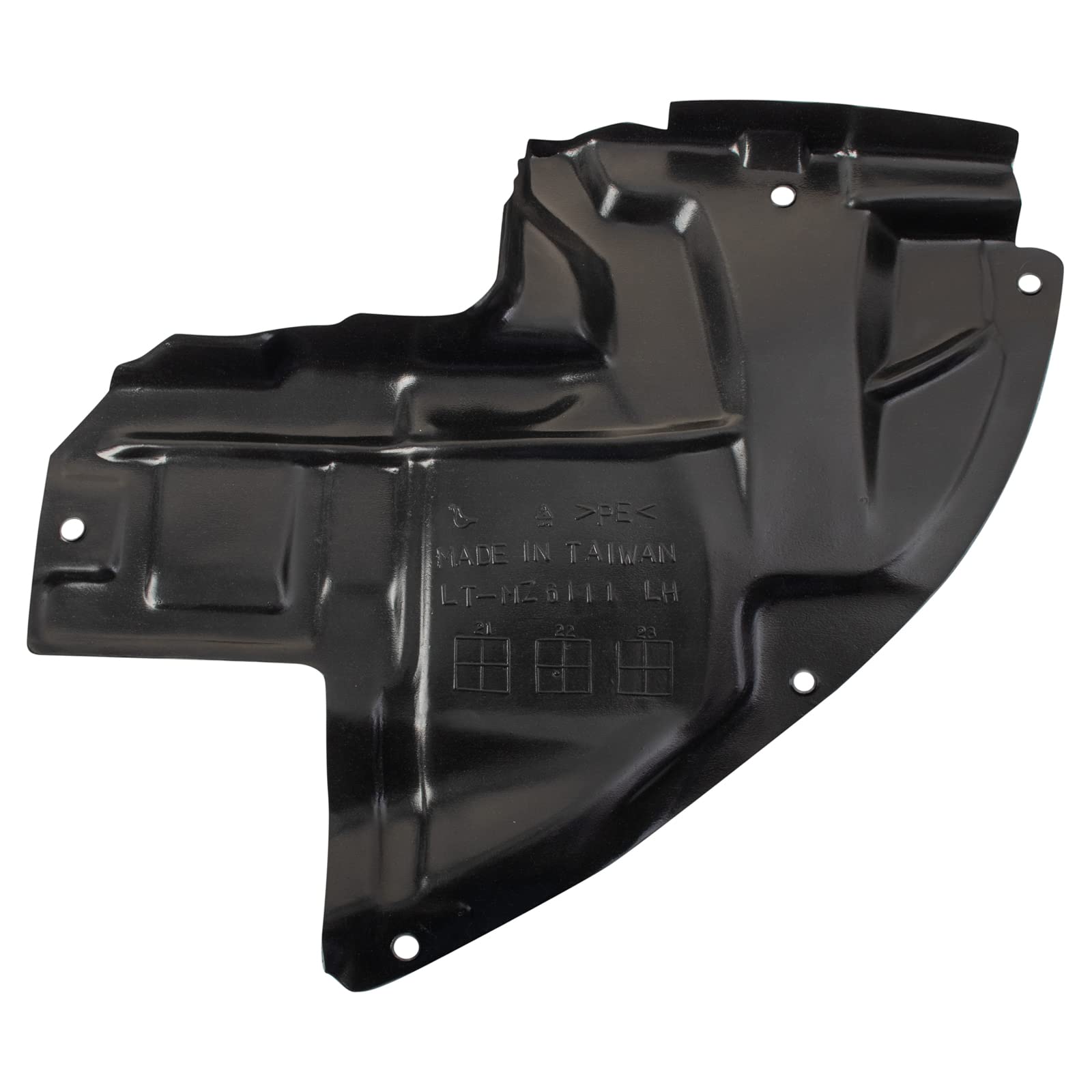 Trq Inner Fender Liner Set Compatible With 2010-2015 Mazda Cx-9 Ma1249141 Ma1249144 Ma1250114