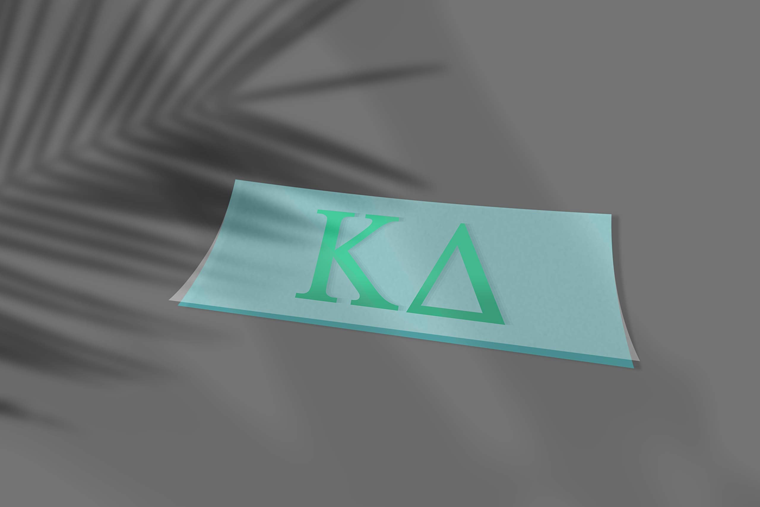 Pro-Graphx Kappa Delta Greek Sorority Sticker Decal, 2.5 Inches Tall, Mint
