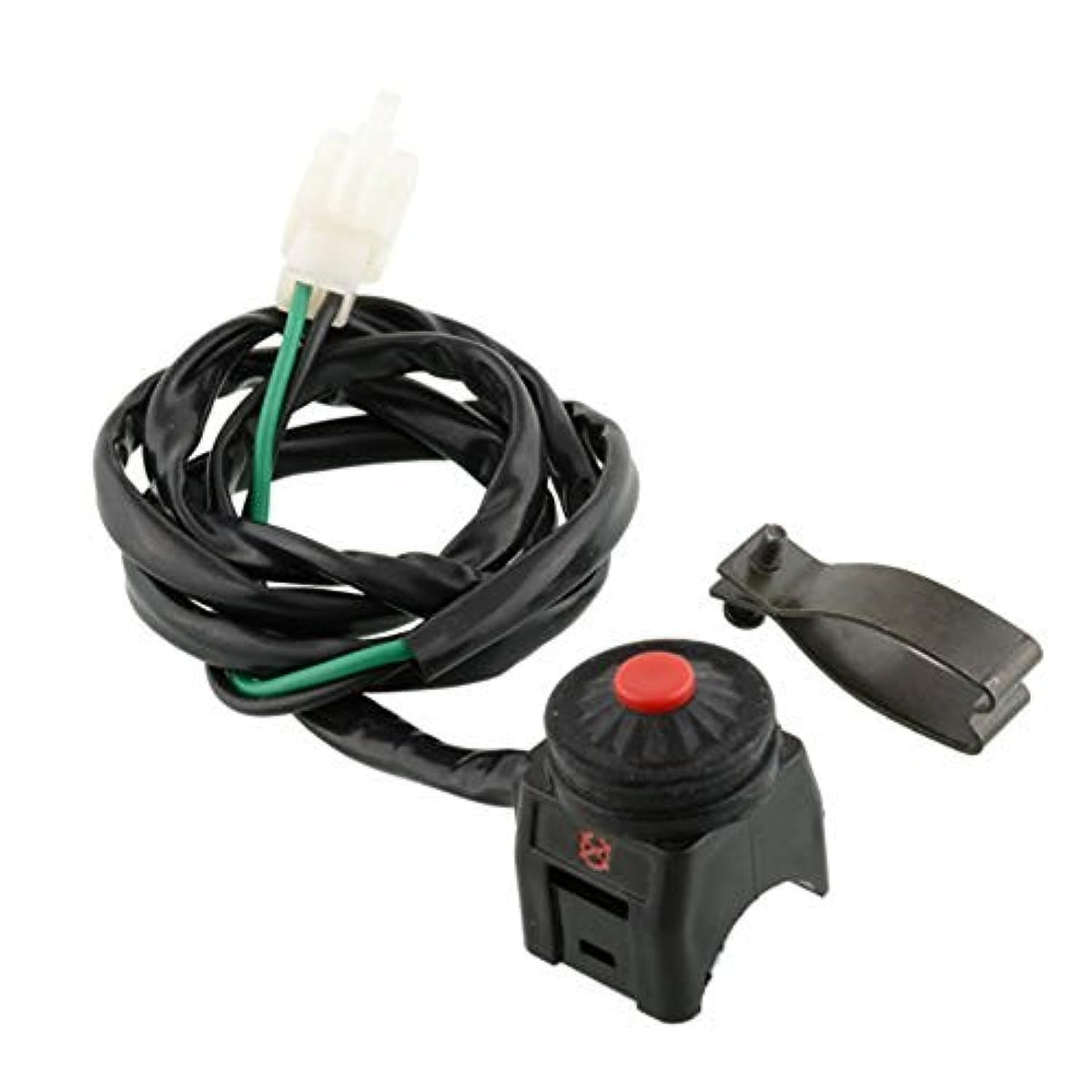 Perfectech Universal Motorbike Switch Handlebar Motorcycle Kill Stop Switch Horn Button 22Mm