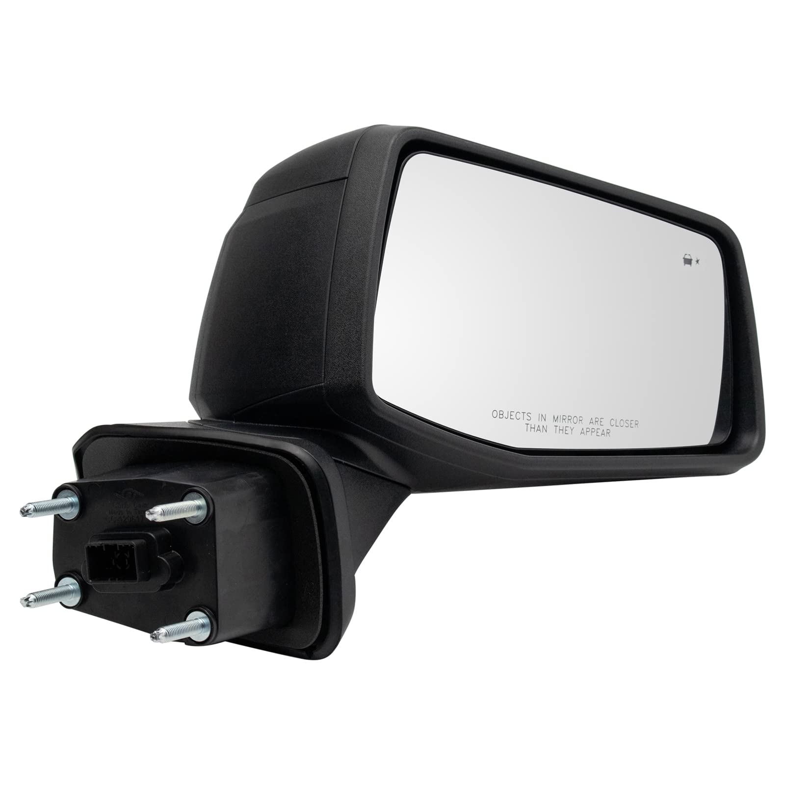Trq Right Mirror Power Manual Folding With Utility Spotlight Passenger Side Compatible With 2019-2023 Chevrolet Silverado 1500 2