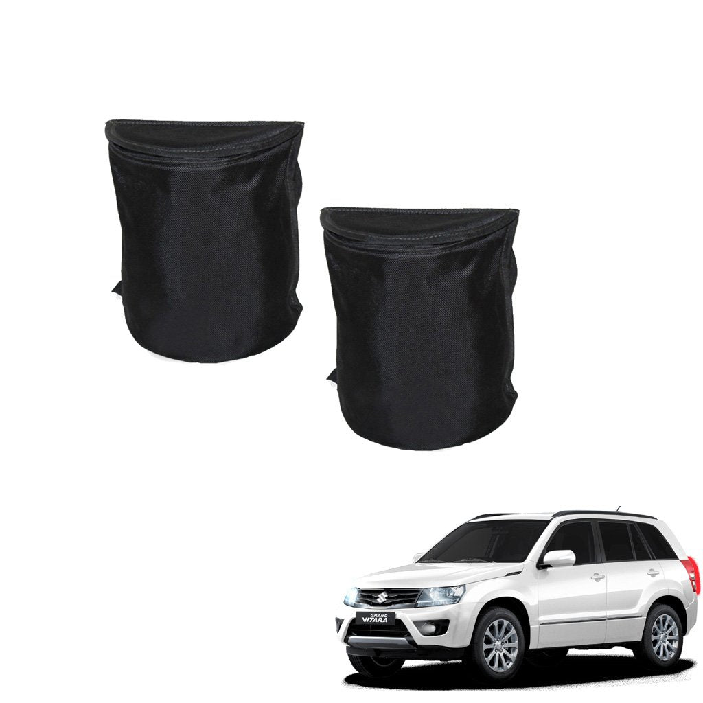 Kozdiko Semi Cylindrical Car Dustbin Set of 2 Pcs for Maruti Grand Vitara