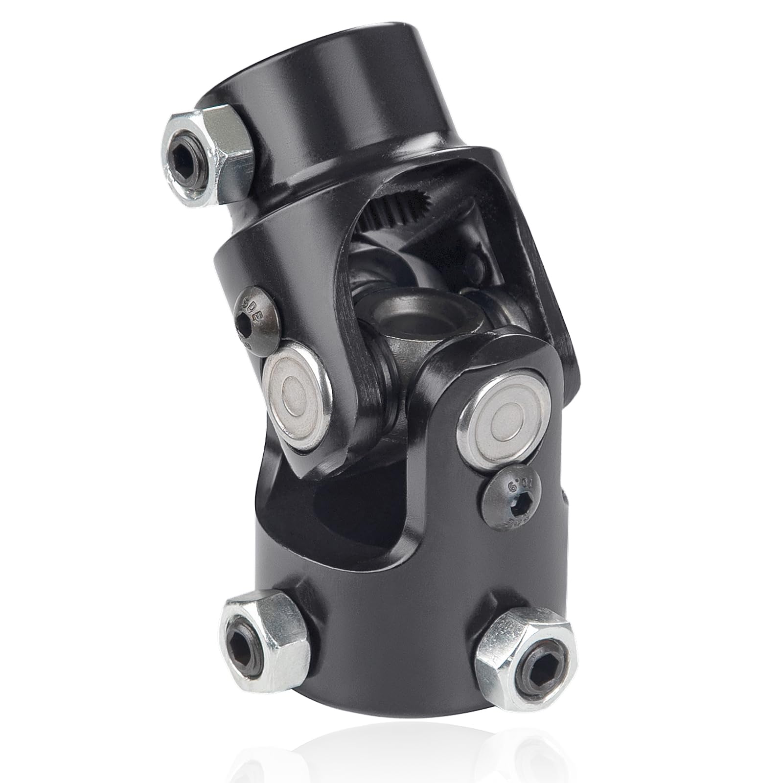 Wmphe Single Steering Shaft Universal U Joint 3/4''-36 Spline To 1'' Dd, 83Mm (3-1/4'') Working Angle 35Degree