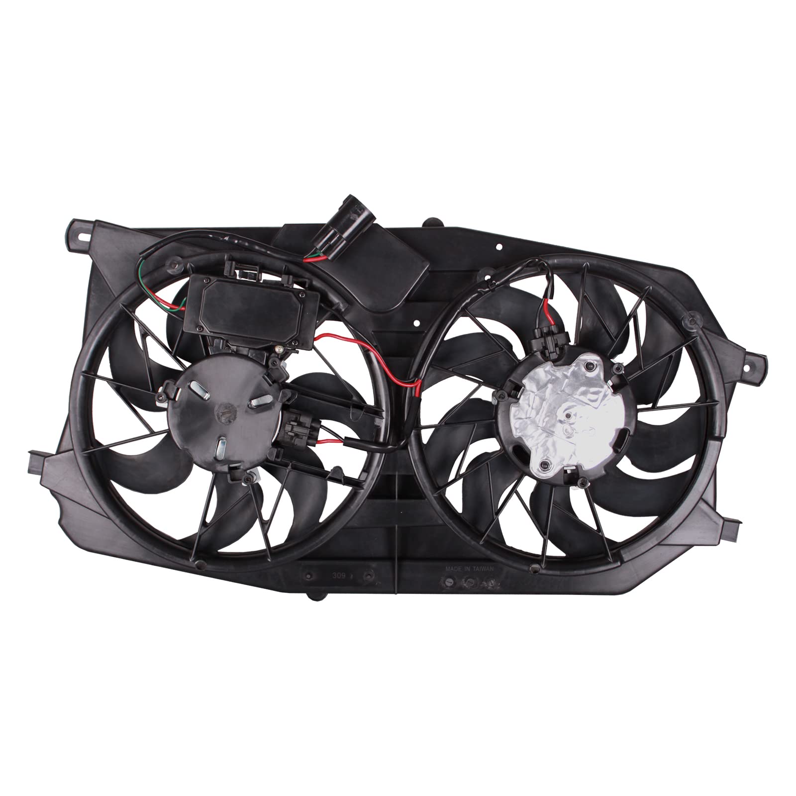 TYG OE Replacement(CAPA Quality) Cooling Fan Extra Silent for 2005-2007 Ford Five-Hundred 3.0L V6/ 2005-2007 Freestyle 3.0L V6 /