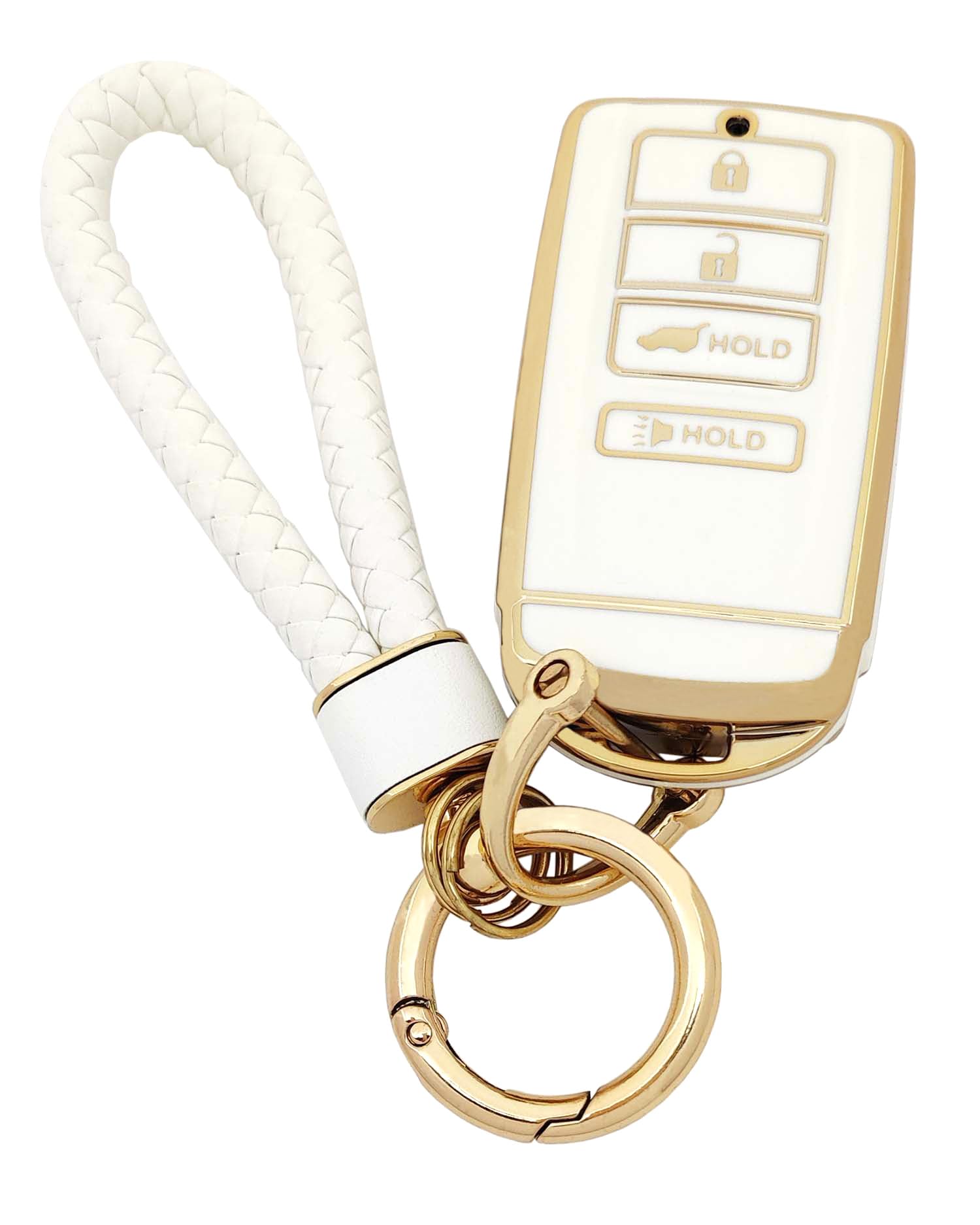 Arruweer Soft Tpu Key Fob Case Holder Protector Key Fob Cover Compatiable With Acura Cdx Rdx Rlx Nsx Tlx Tlx-L Accessories With