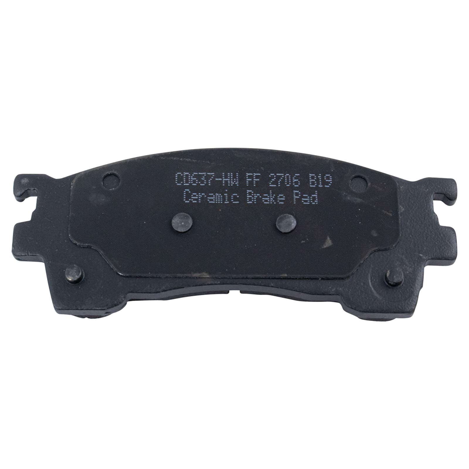 TRQ Front Brake Pads Ceramic Compatible with 1993-1997 Ford Probe 1994-2002 Mazda 626 MX-6 1999-2000 Protege