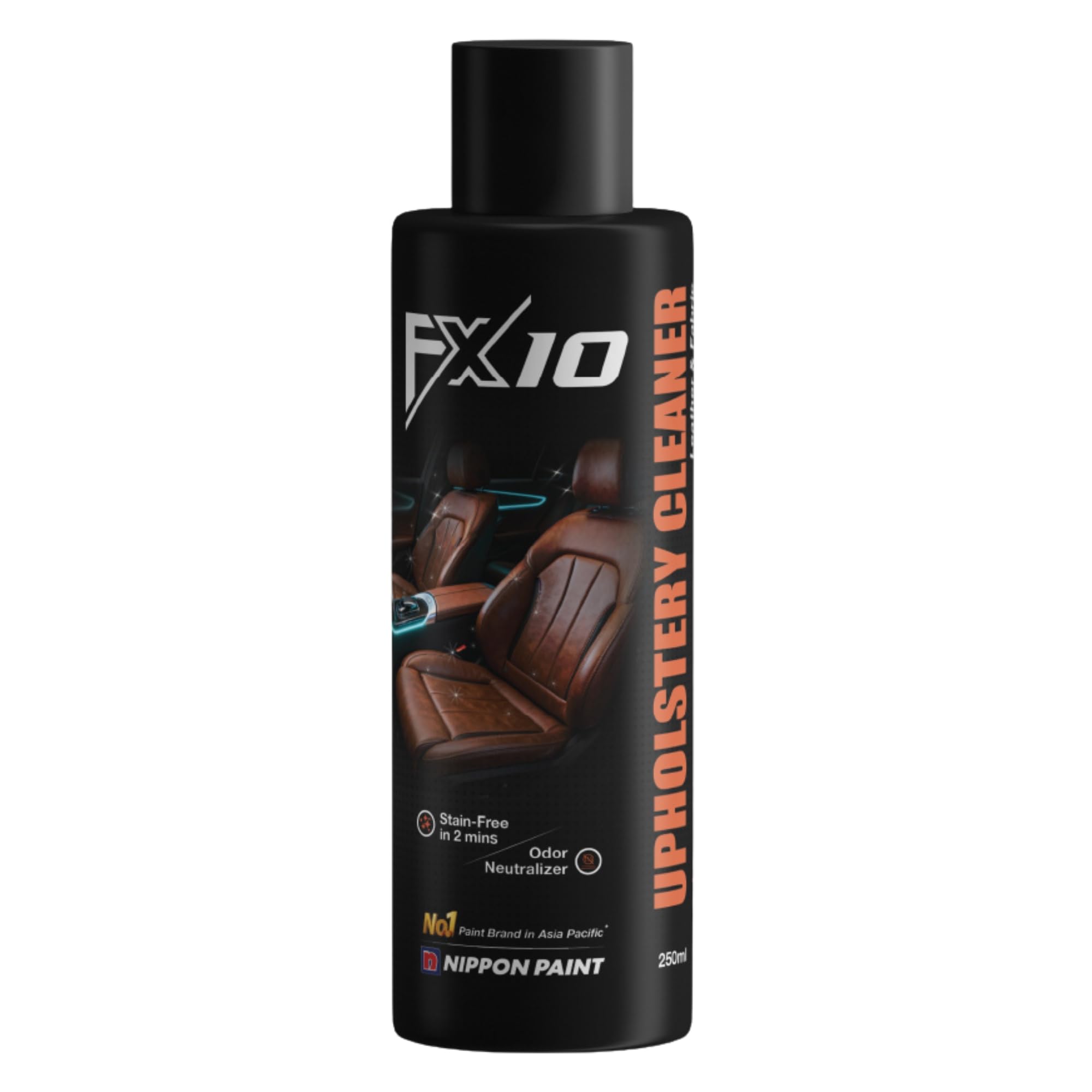 Nippon Paint FX10 2in1 Upholstery Cleaner 500 Ml | Car Interior Cleaner For Leather And Fabric | Deep Stain Removal With Anti Ba