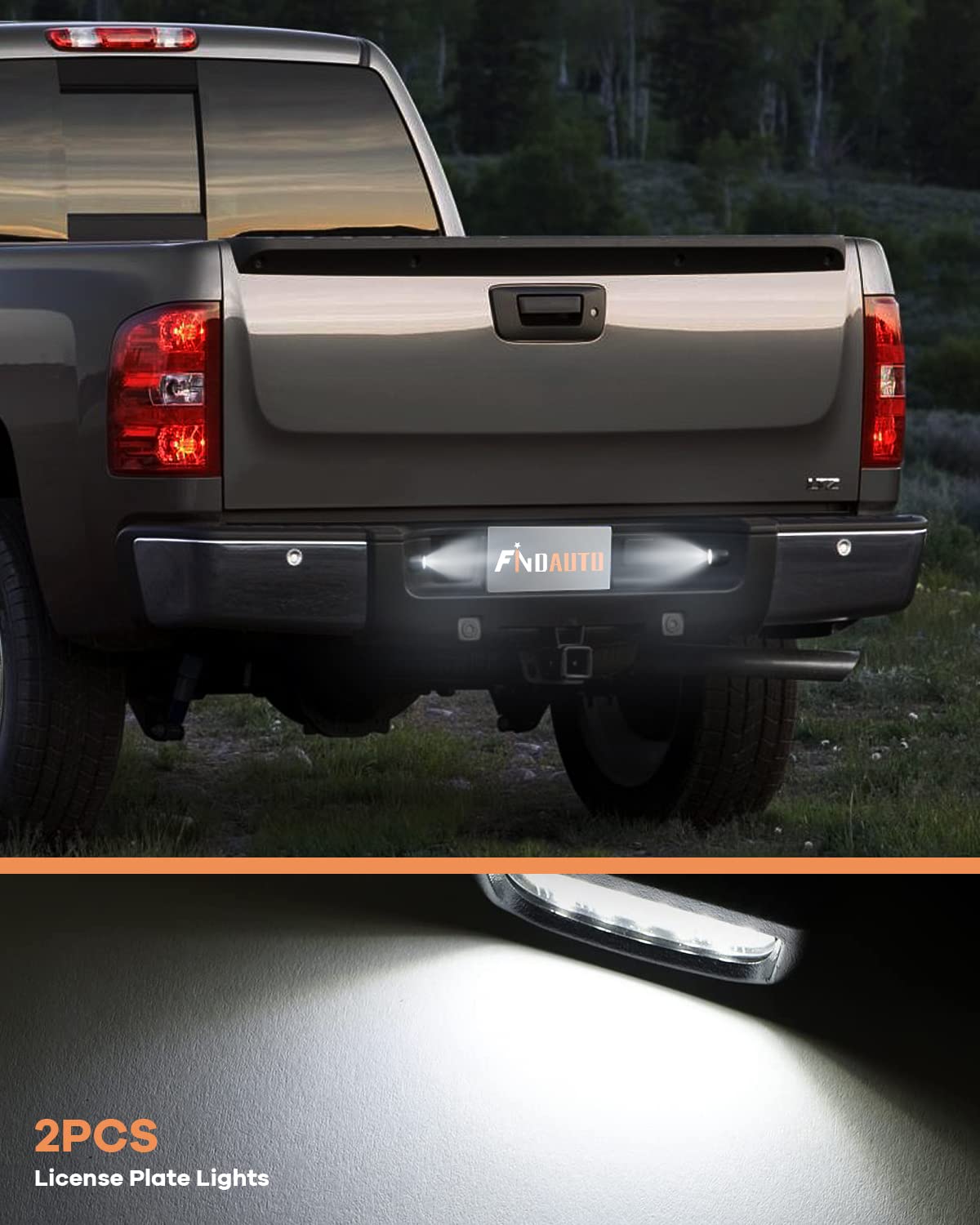 Findauto Chrome Rear Step Bumper,Back Bumper Fit For 1999-2006 For Chevrolet Silverado 1500 And For Gmc Sierra 1500, 2007 For Chevrolet Silverado 1500 Classic And For Gmc Sierra 1500 Classic