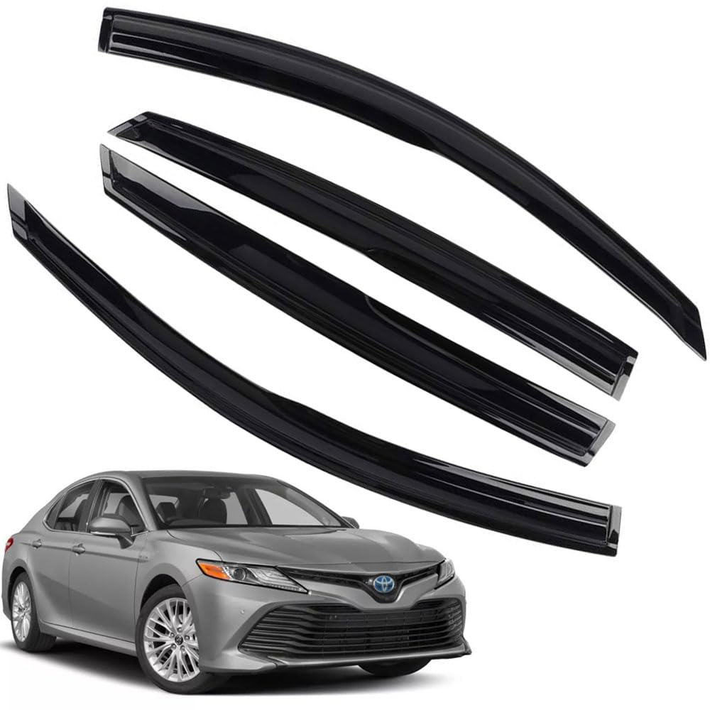 Rain Guards For Camry 2018-2023, Tape-On Side Window Deflectors For Camry, Window Visors For Toyota Cars, For Toyota Car Accesso