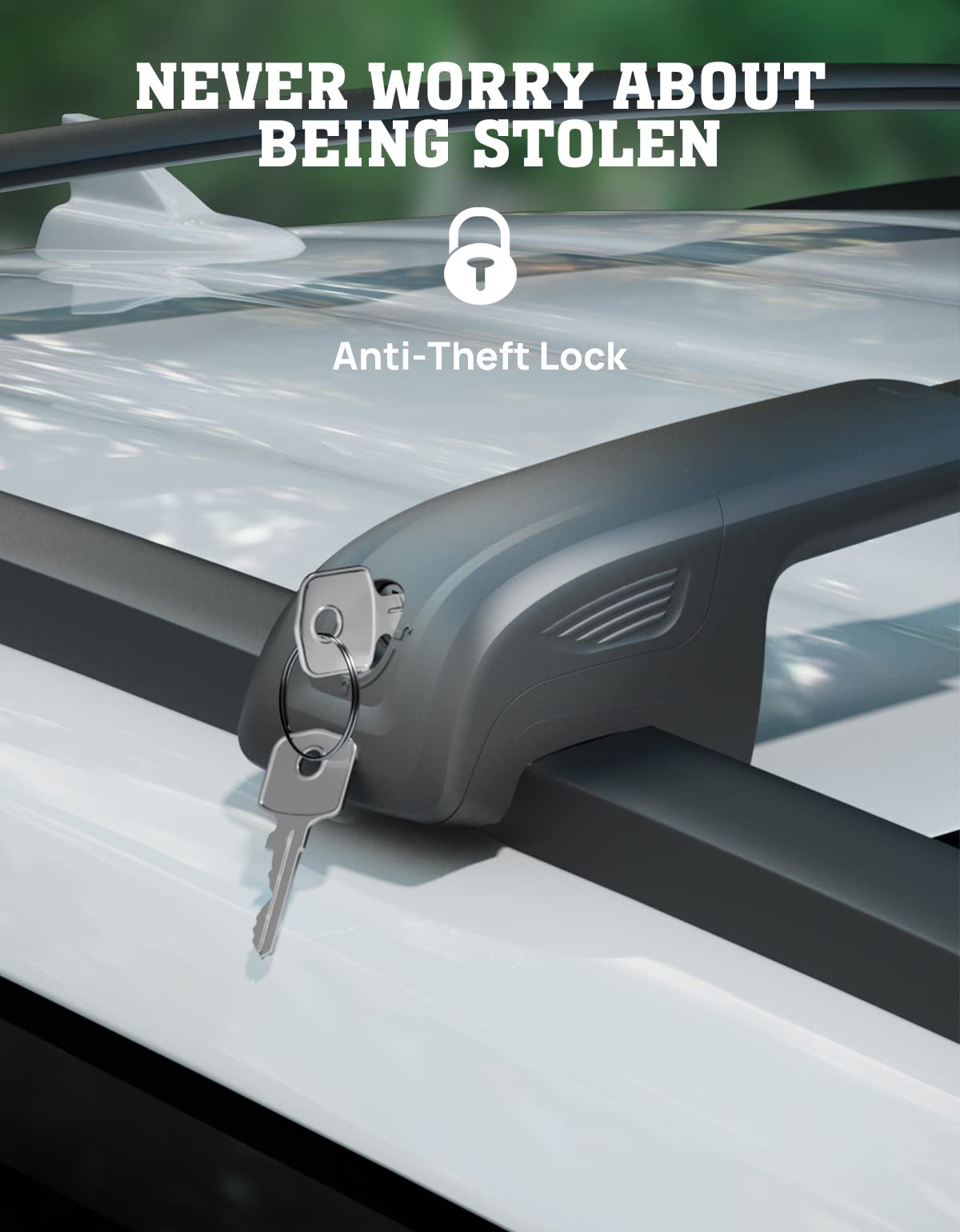 Hmmtyrack Car Roof Rack Cross Bars Compatible With Subaru Ascent 2019-2025 With Lock, Aluminum Cross Bar For Rooftop Cargo Carri