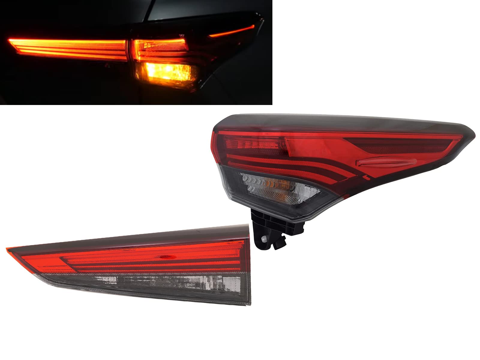 Auto Parts Avenue APA Replacement LED Tail Light for 2020 2021 Highlander Passenger Right RH Side 815800E180 815500E230 TO280315