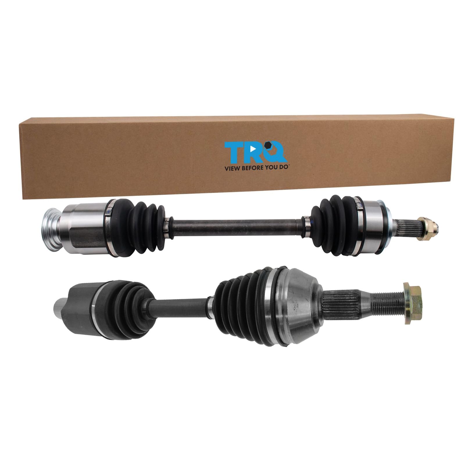 TRQ Front CV Axle Shaft Assembly Set Compatible with 14-15 Honda Civic
