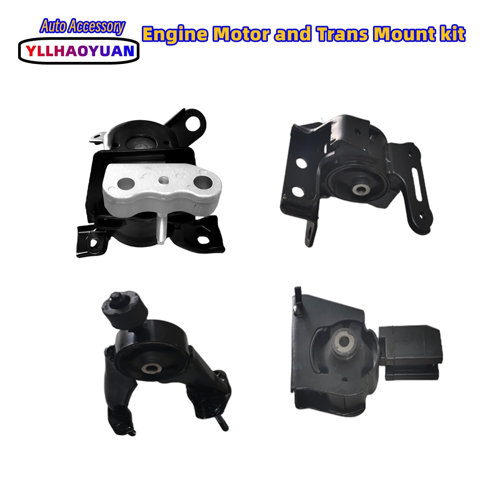 Yllhaoyuan Engine Motor Mount Set for 2014-2019 Toyota Corolla 1.8L Sedan - A42019 A42020 A62023 A42024 A62027 A
