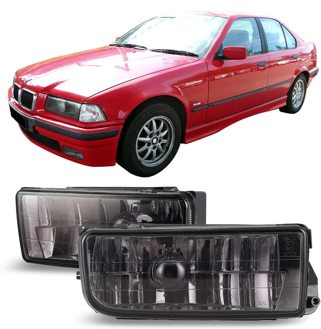 Winjet Oem Series For [1992 1993 1994 1995 1996 1997 1998 Bmw 3 Series E36 318I 320I 323I 325I 328I] Driving Fog Lights