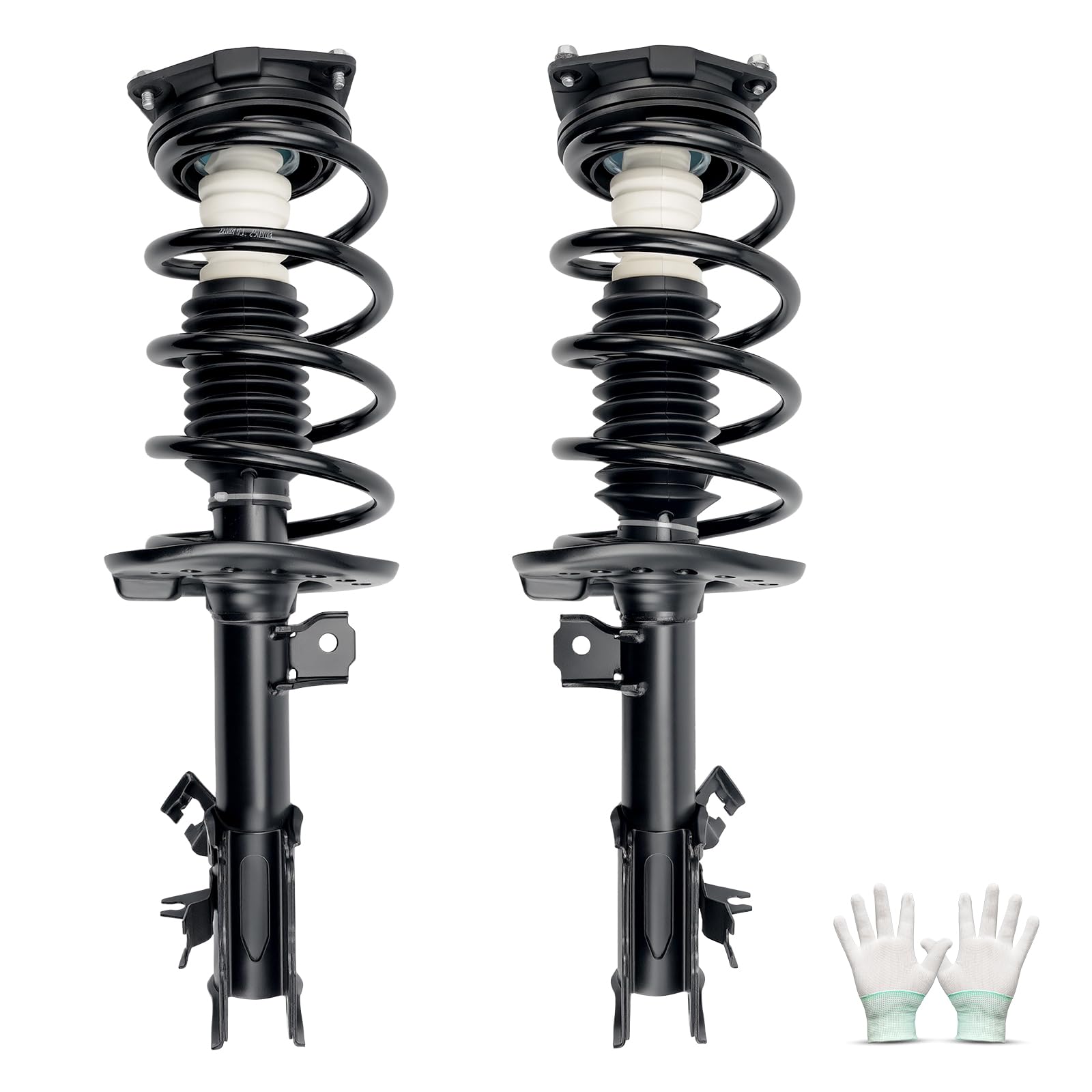 KAX Complete Struts w/Coil Springs Replacement Strut Shocks Assembly 1333283L,1333283R for Nissan Rogue 2008-2012 Front Suspensi