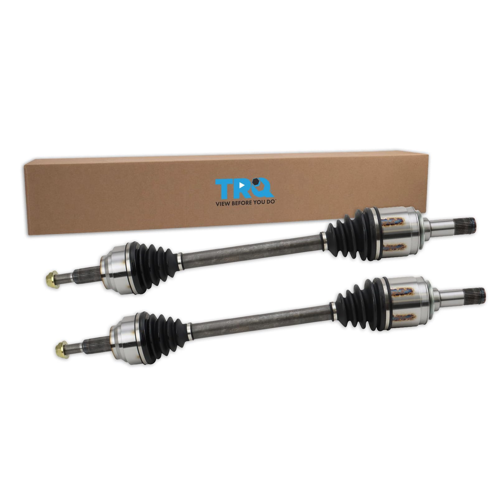 TRQ Rear CV Axle Shaft Assembly Set Compatible with 2014-2022 Dodge Durango 2014-2021 Jeep Grand Cherokee