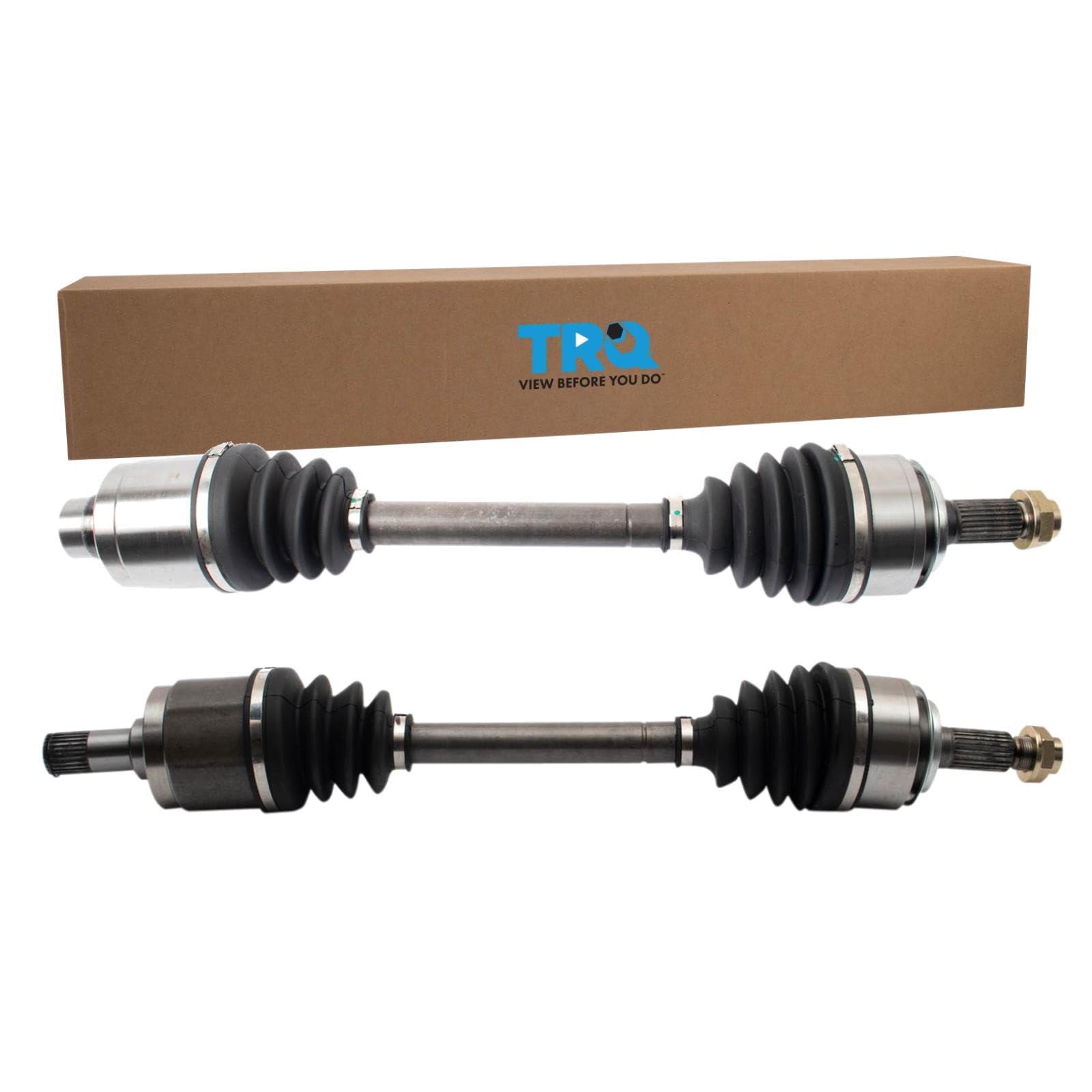 Trq Front Cv Axle Shaft Assembly Set Compatible With 2006-2015 Honda Civic