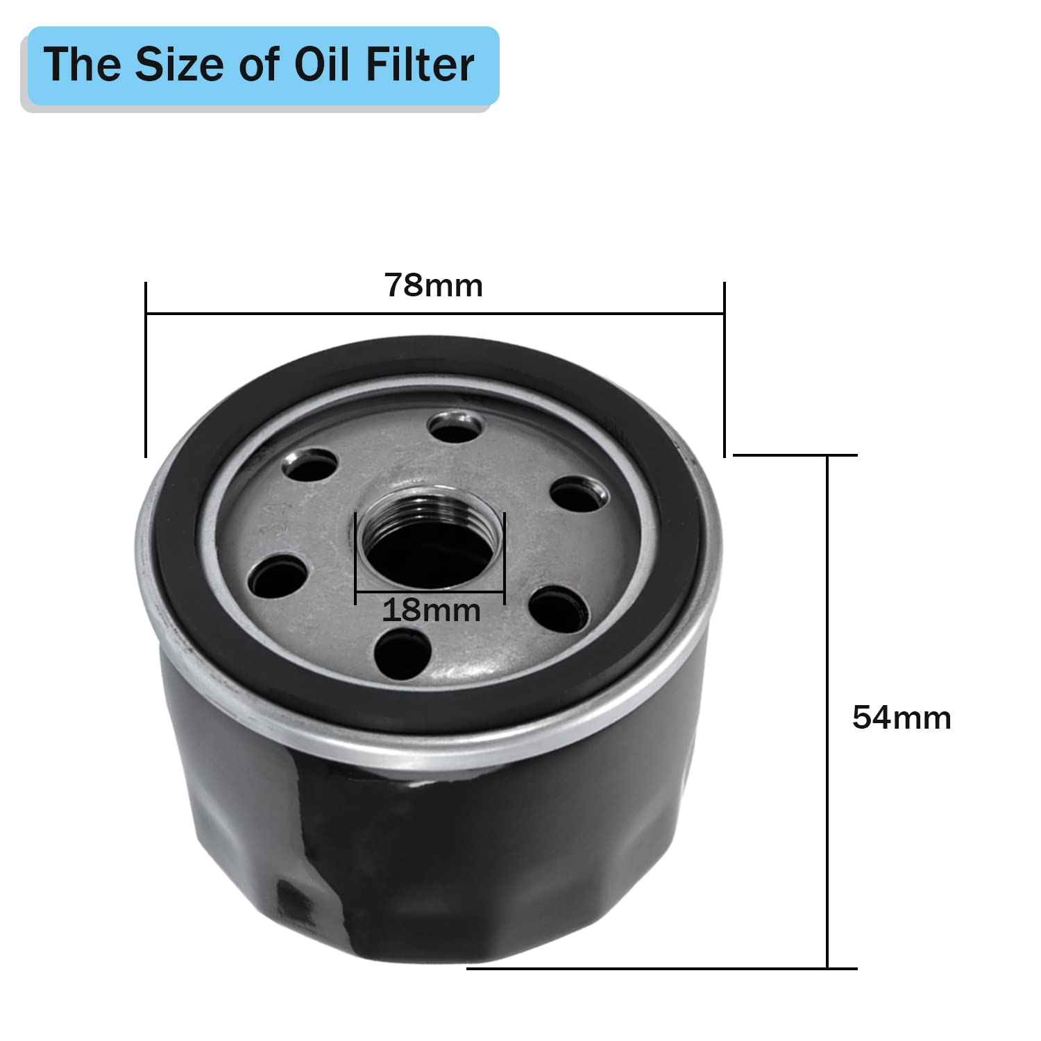 Am125424 Oil Filter Replacement For John Deere Lx 173 288 Stx 38 46 Gs 25 Lt 133 La 140 145 F 620 Ltr 155 Replace Am119567 Gy205