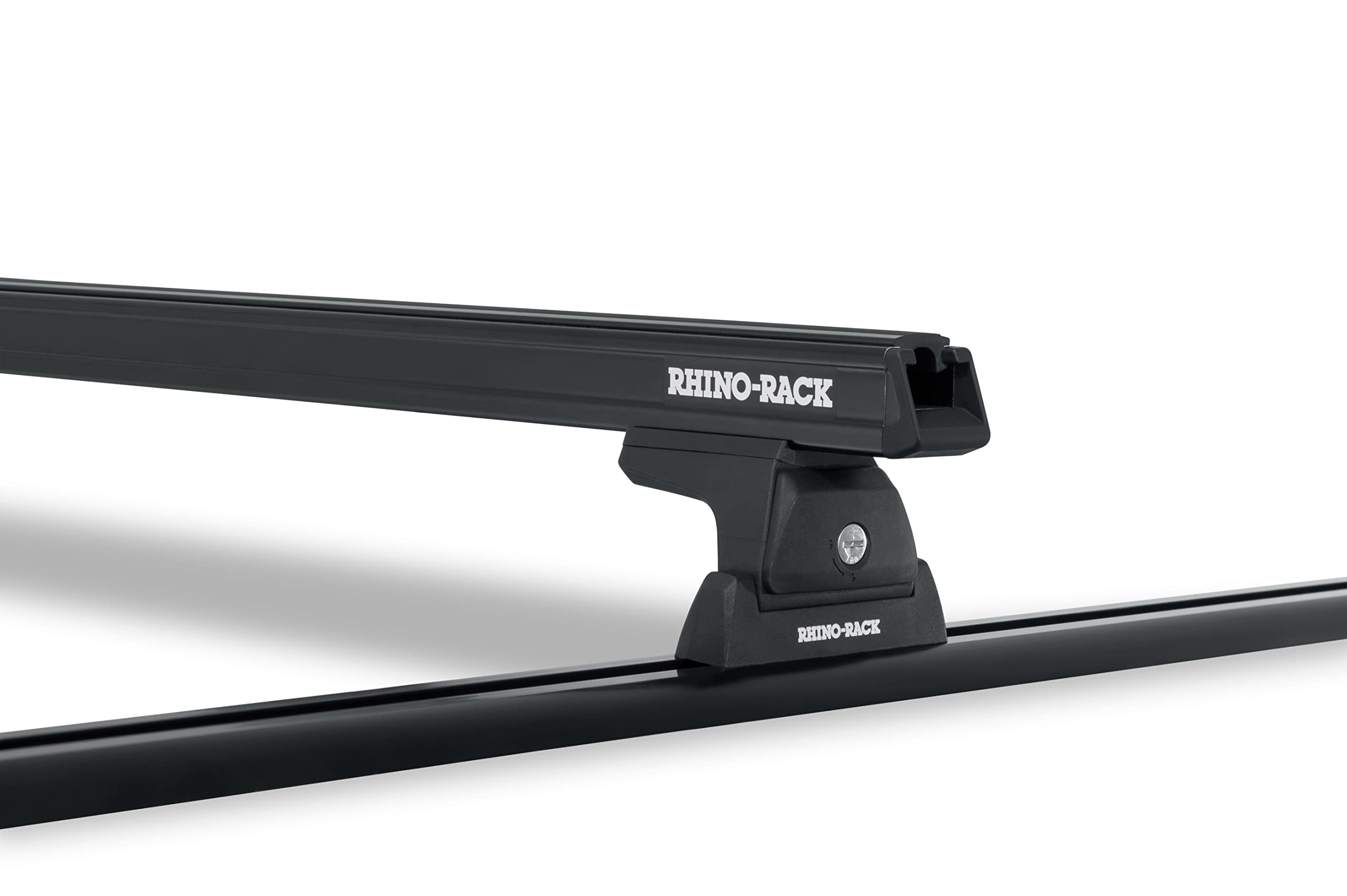 Rhino-Rack Midsize Truck Complete Track. Bar, & Leg Kit For Cap Topper Canopy Or Hard Tonneau, Includes 63 Aluminum Tracks, 65 Hd Bars, 4 Quick Release Legs, Hardware, Complete Kit, Black (Y01-140B)