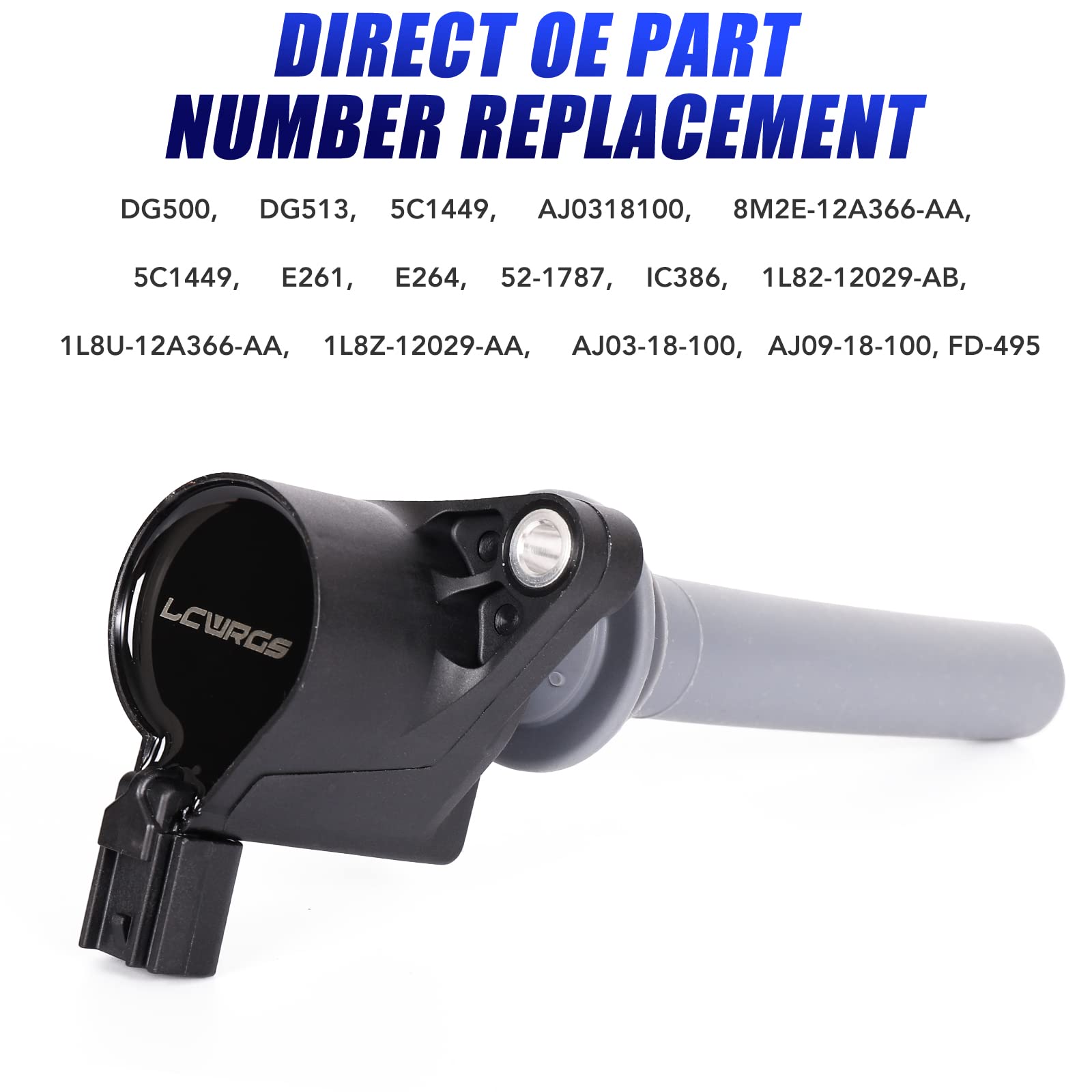 Set Of 6 Ignition Coil Pack Spark Plugs For 3.0L 2001 2002 2003 2004 2005 2006 2007 2008 Ford Escape Freestyles Taurus 500 Five