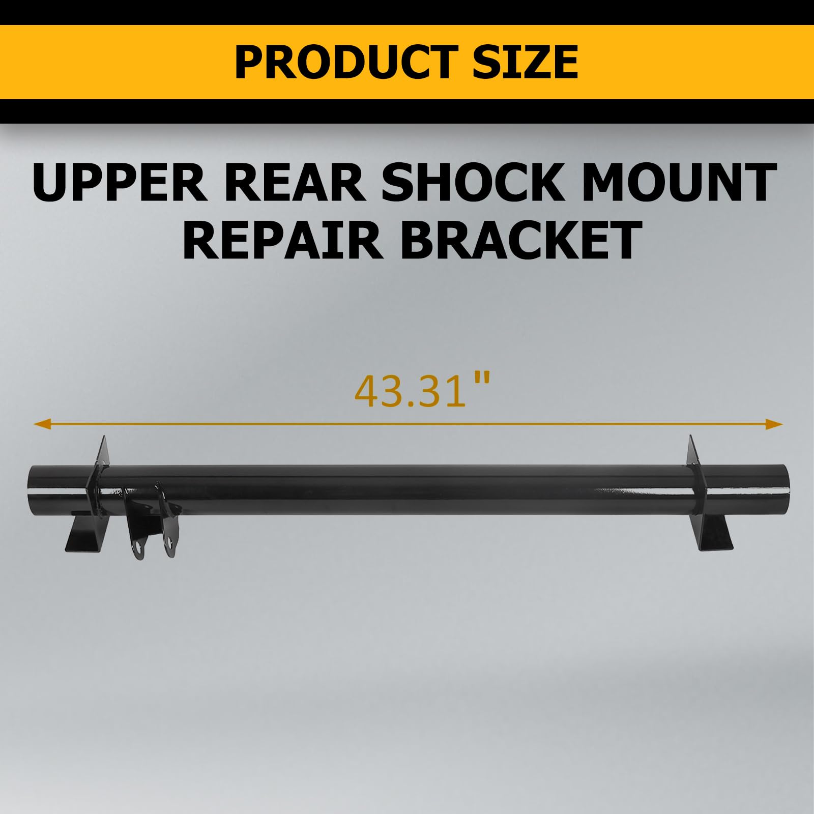 KUAFU Rear Upper Shock Mount Crossmember Compatible with 1999-2006 Chevy Silverado & GMC Sierra 1500 2500