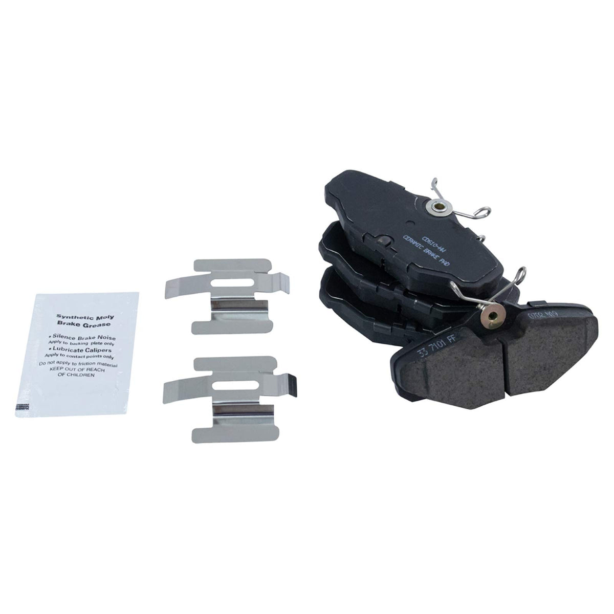 TRQ Rear Brake Pads Ceramic Compatible with 1993-2007 Ford Taurus 1993-2002 Lincoln Continental 1993-2005 Mercury Sable