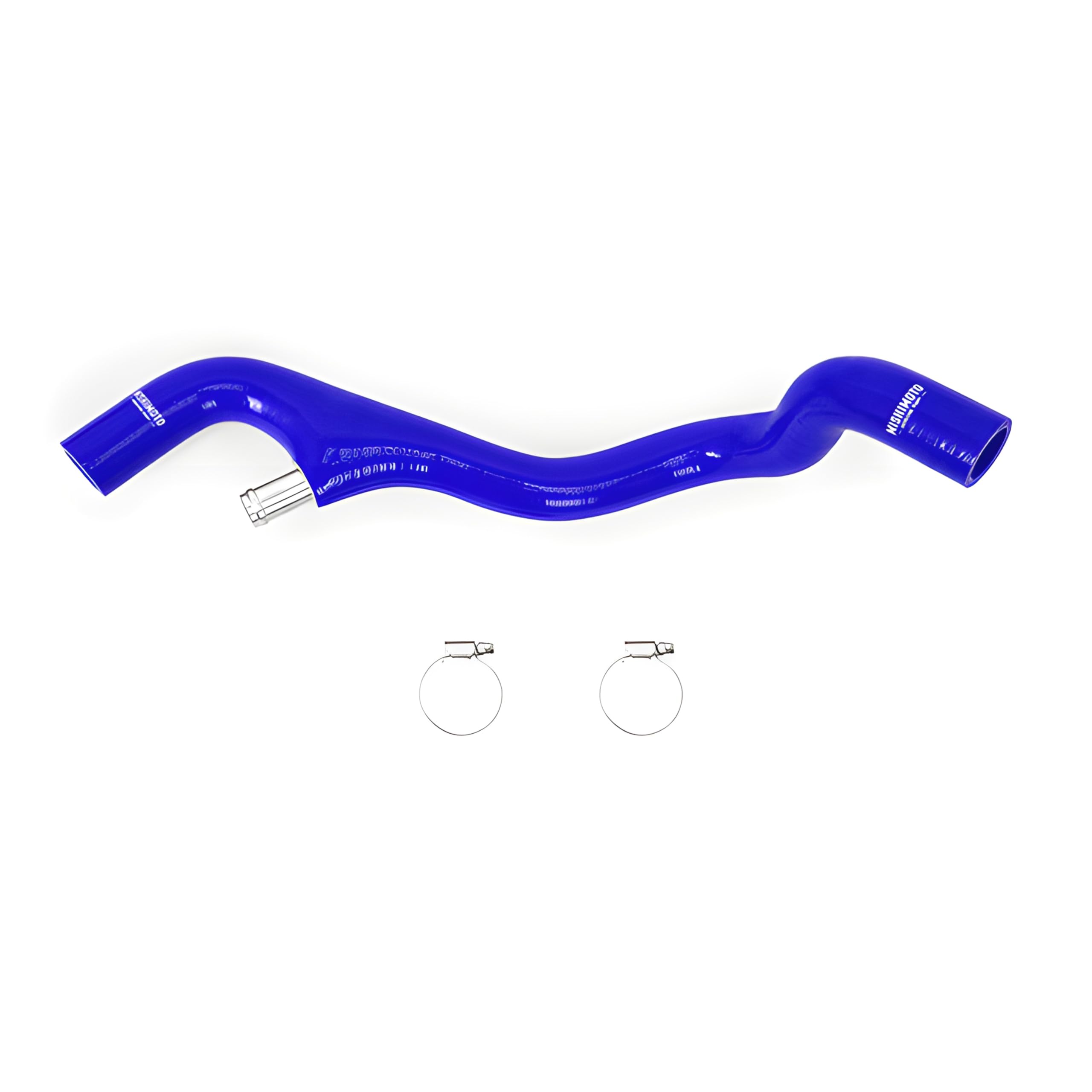 Mishimoto MMHOSE-F2D-05EBL Lower Overflow Hose Compatible With Ford 6.0 Powerstroke 2005-2007 Blue