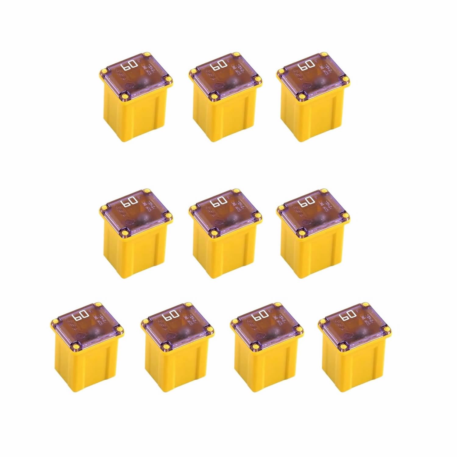 Jcase Fuse Kit Mini Jcase Fuse Assortment Low Profile 60A Fit For Ford Chevy/Gm Nissan And Toyota Pickup Trucks Cars And Suvs