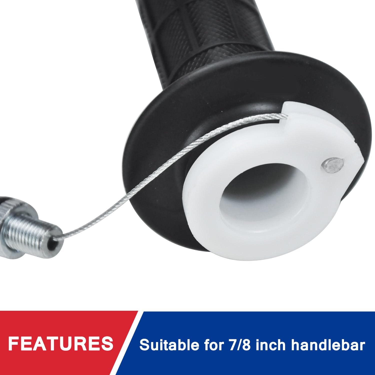 Hooup 1270Mm 50'' Throttle Cable For Coleman Ct100U Ct200U Bt200X Baja Warrior Doodlebug Db30 Mb165 Mb200 Motovox Mbx10 Monster