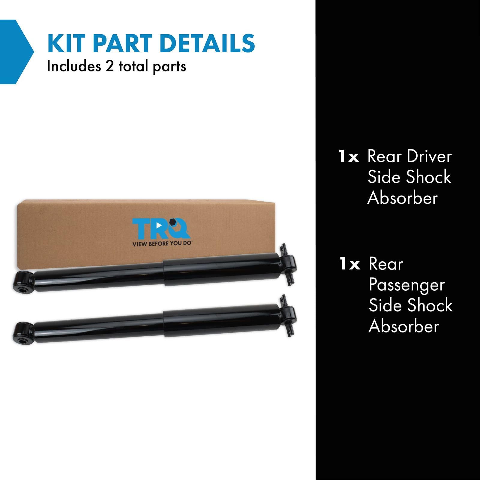 Trq Front Shock Absorber Set Compatible With 2002-2005 Ford Thunderbird 2003-2005 Lincoln Ls