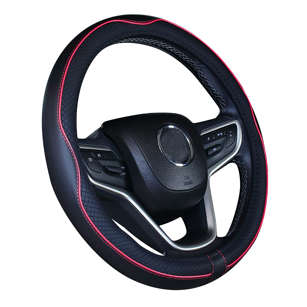 Mayco Bell Large Size Steering Wheel Cover Anti-Slip,Safety,Soft,Breathable,Durable,Full Surround,Comfortable Grip Microfiber Le