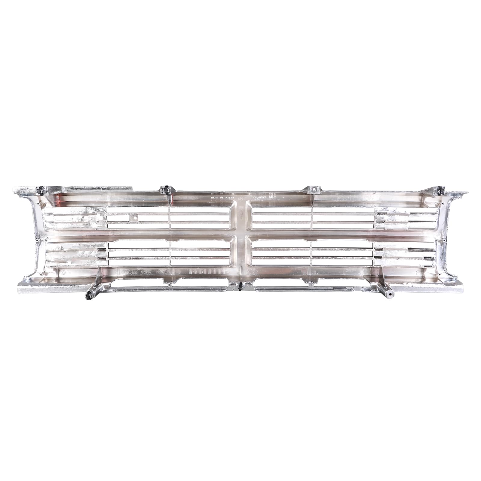 TYG (CAPA QUALITY) Chrome Front Grille Compatible with 1987-1989 Toyota 4Runner, ABS OEM Replacement Bumper Grill for TO1200133