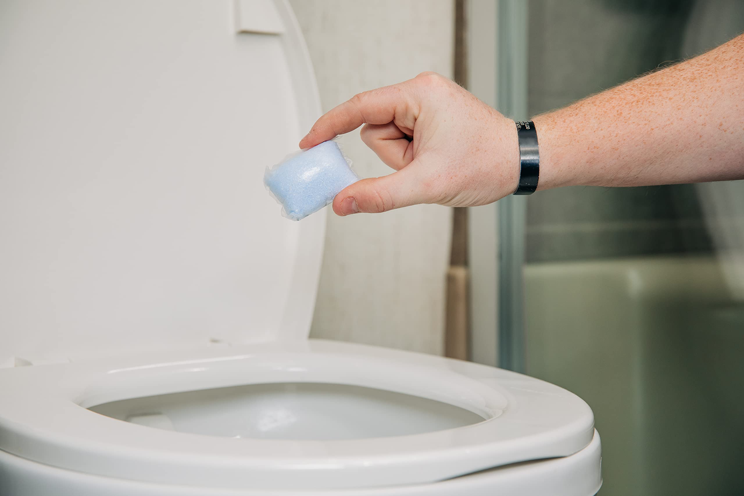 Camco TST MAX RV Toilet Treatment Drop-INs | Control Unwanted Odors and Break Down Waste and Tissue | Septic Tank Safe | Ocean B