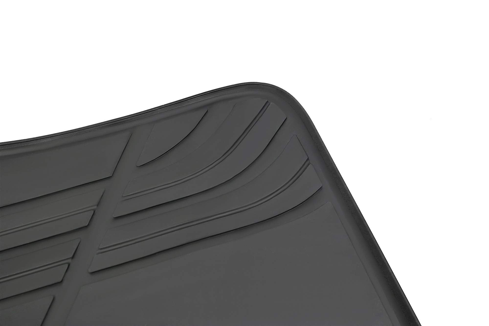 San Auto Car Floor Mat For Bmw 3/4 Series Custom Fit F30 F31 F32 F33 F36 320I 328I 335I 2012 2013 2014 2015 2016 2017 2018 Full Black Rubber Auto Floor Liners Set All Weather Heavy Duty Odorless